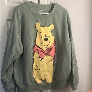Disney Green Winnie the Pooh Sweatshirt